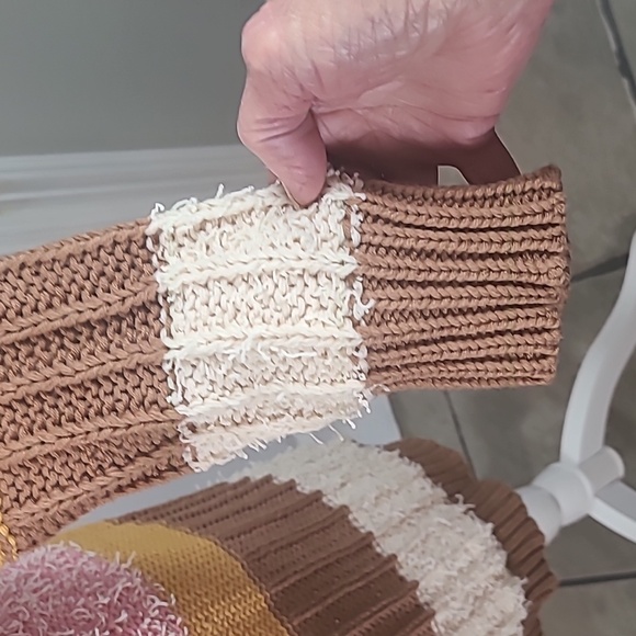 Umgee Colorblock Sweater Dress - Picture 5 of 12